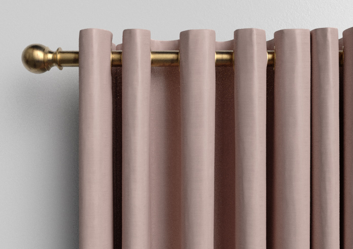 Shima Faux Silk, Rose - Made to Measure Curtains - Image 12